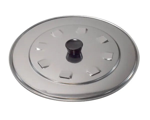 Stainless steel lid ø 24 cm.
