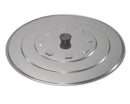 Stainless steel lid ø 32 cm.