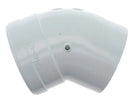 45º Male/Female Elbow 80/110 Watertight | 81145MHP1