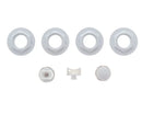 Universal radiator cap kit 1' ' white