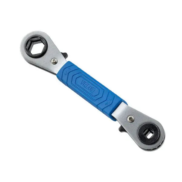 Llave carraca 1/4" a 5/16" Value VRT-202 para mantenimiento de electrodomésticos