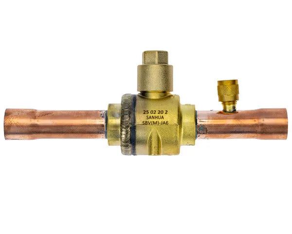 Sanhua ball valve SBV 3/4" solder with plug
