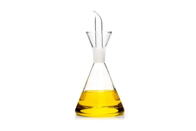 ALZA ARBEQUINA aceitera probeta cristal 500ml.