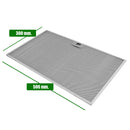 Metal filter 50.6 x 30.0 cm extractor hood Mepamsa, Electrolux, Franke, AEG 1330059015